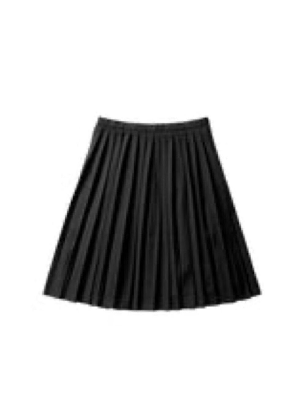 PETIT CLAIR 18 1Timeless Elegant Signature Black A-Line Skirt Pleated 28” waist
